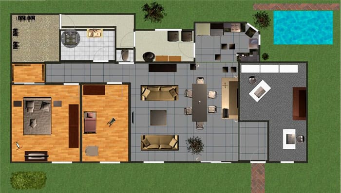 Интерфейс Homestyler