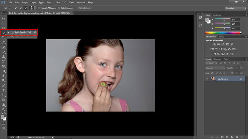 Adobe Photoshop — выделение объекта