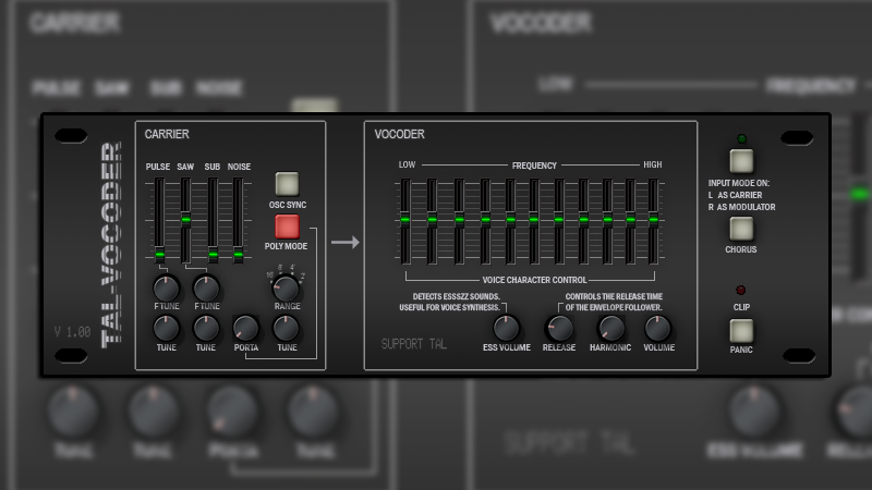 Интерфейс TAL-Vocoder
