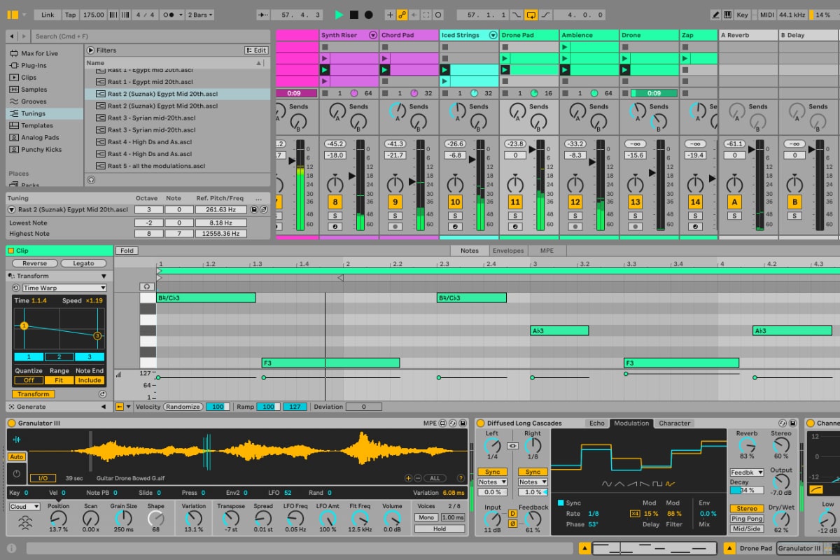 Скриншот Ableton Live