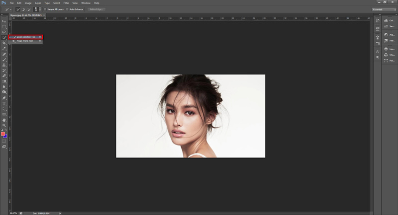Photoshop — быстрое выделение объекта