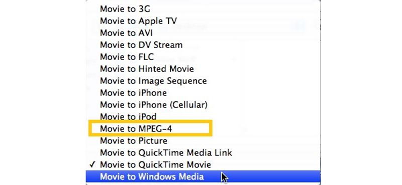 Экспорт QuickTime Movie в MP4