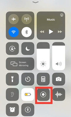 iPhone — встроенная запись экрана для WhatsApp