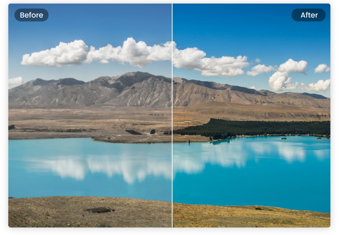 Fotor — удаление и коррекция дымки