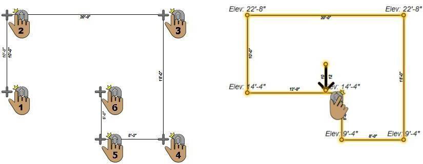 Пример ручного построения крыши в FloorPlan Pro