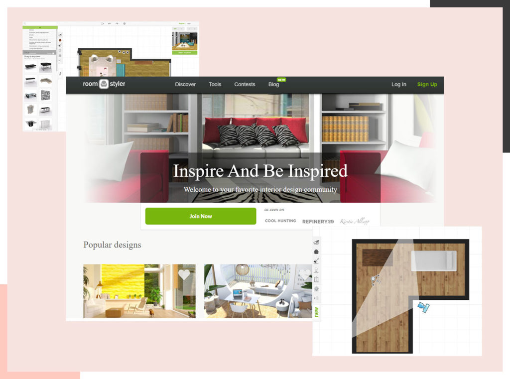 Интерфейс Roomstyler
