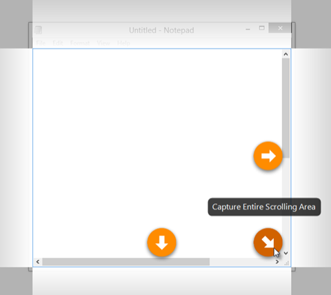 Автоматический scrolling capture в Snagit
