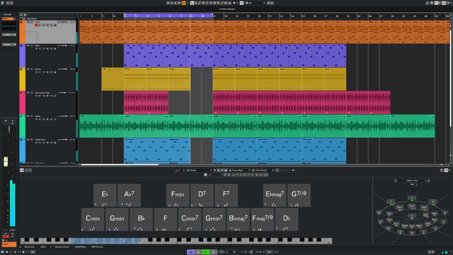 Chord Pads и гармоническая работа в Cubase Pro 15