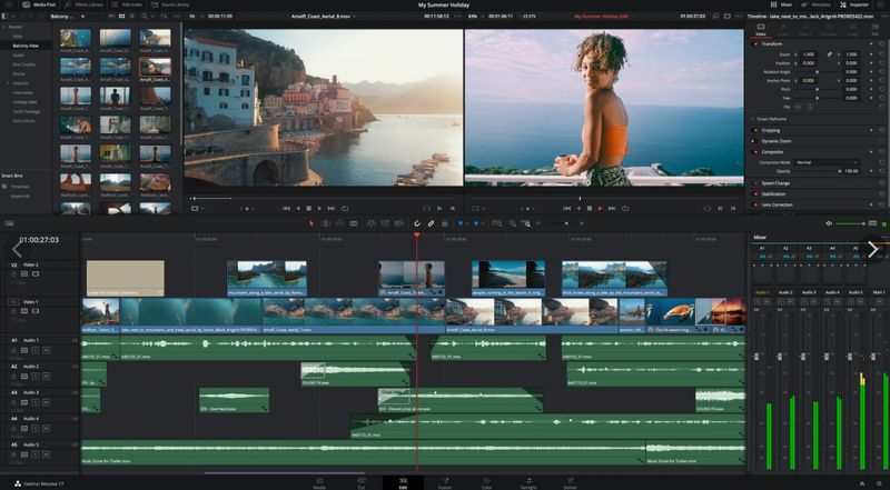 DaVinci Resolve на macOS