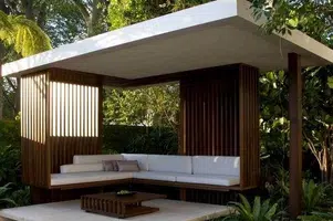 Современная зона отдыха в подборке Беседка-Дизайн