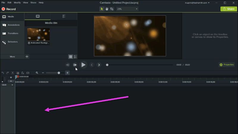Camtasia Studio — запись экрана на Windows 10