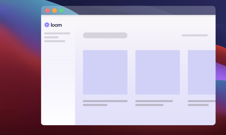 Loom — интерфейс записи экрана