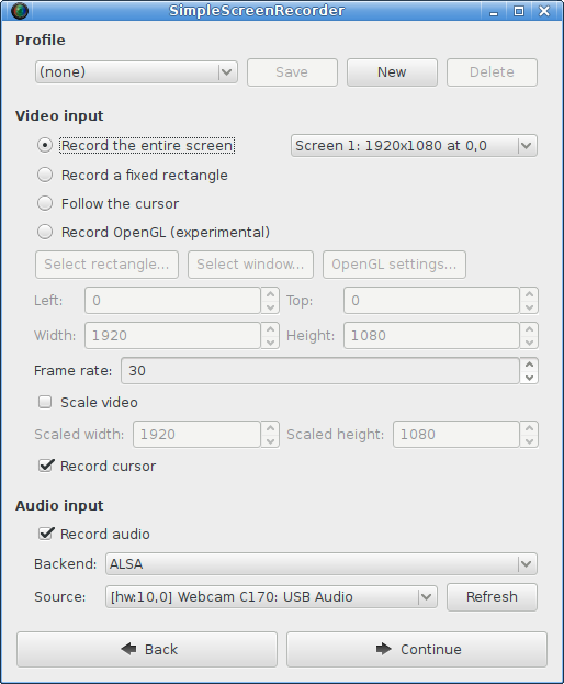 SimpleScreenRecorder
