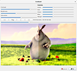 Настройка контраста в фильтрах Avidemux