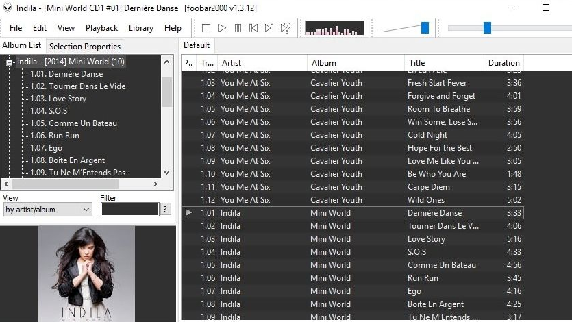 Скриншот foobar2000 Mobile