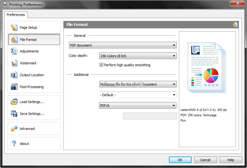 Universal Document Converter interface screenshot