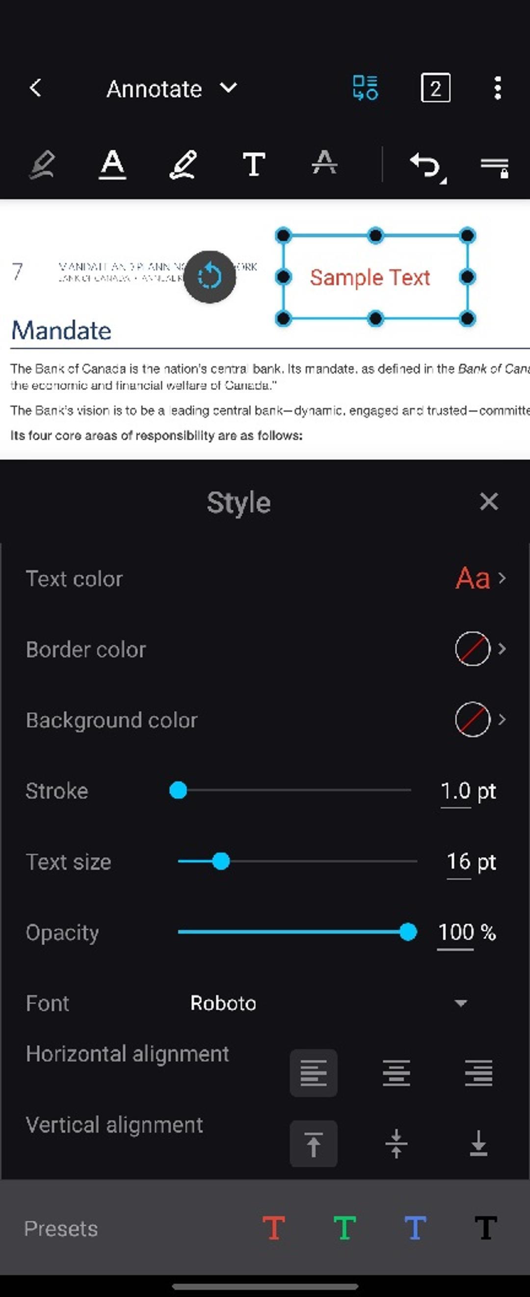 Скриншоты интерфейса Xodo PDF Reader & Editor на iPhone и iPad
