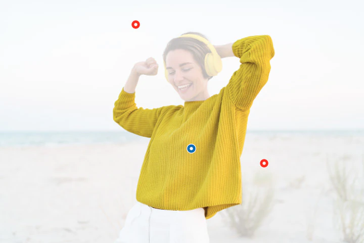 Alive Colors: пример работы инструмента точечного выделения