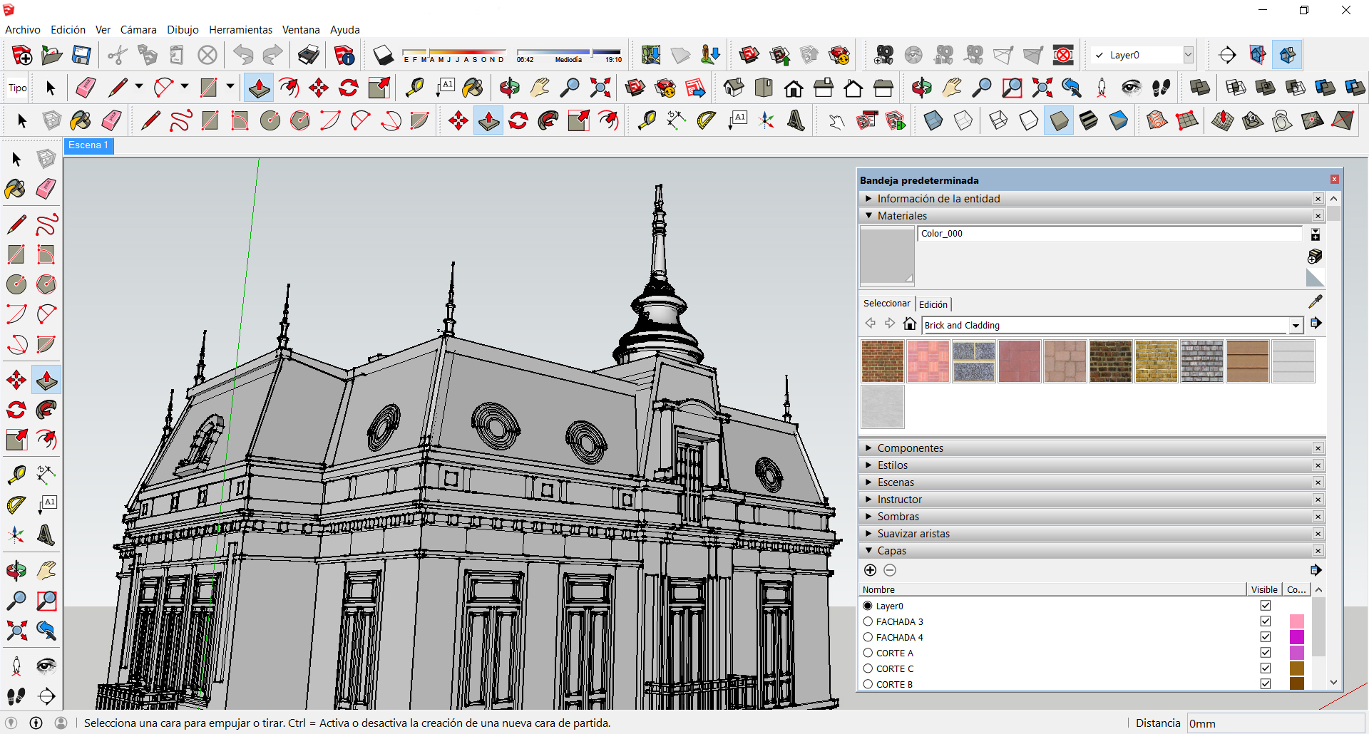Интерфейс SketchUp