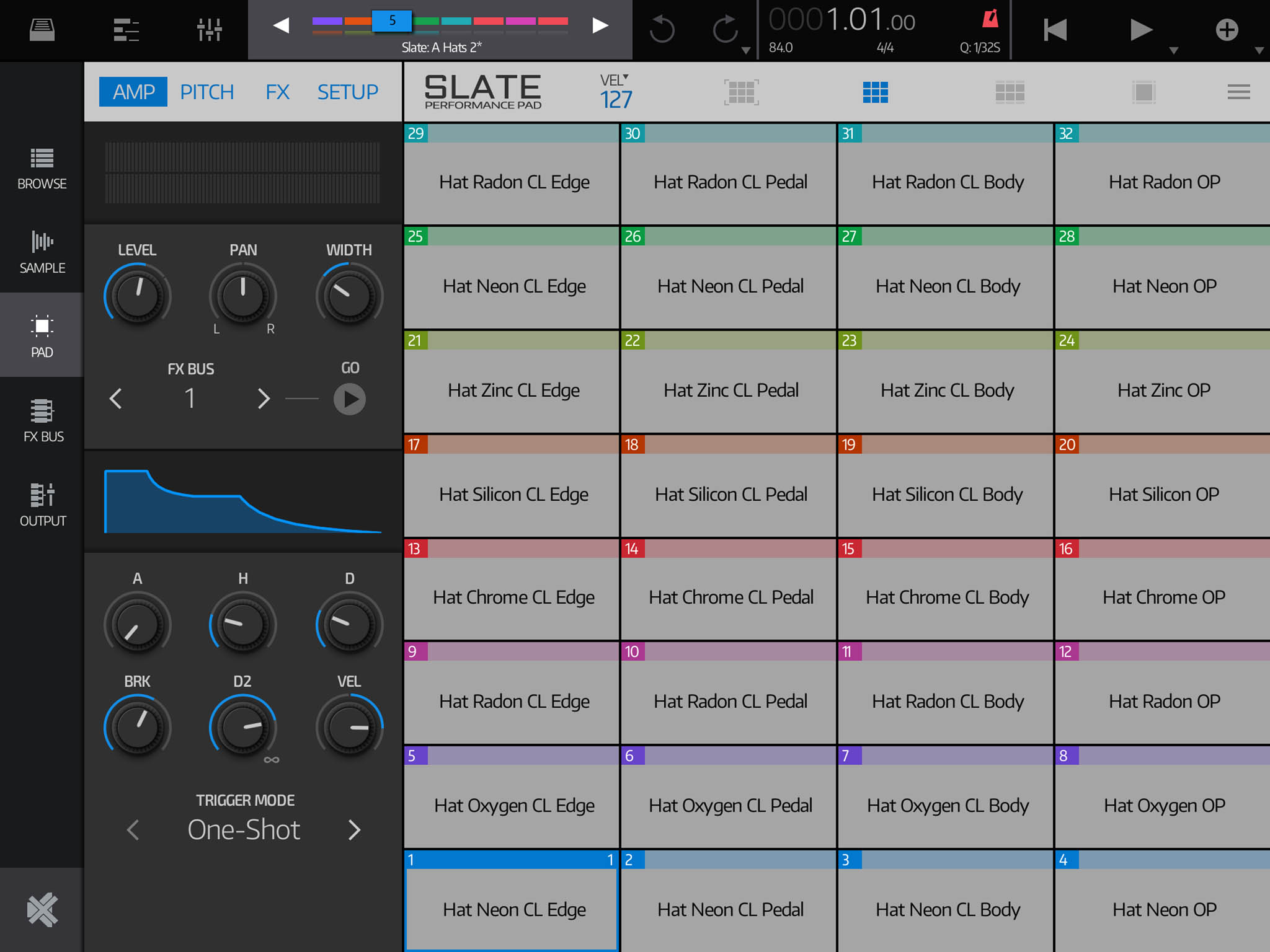 Сэмплер Slate в NanoStudio 2