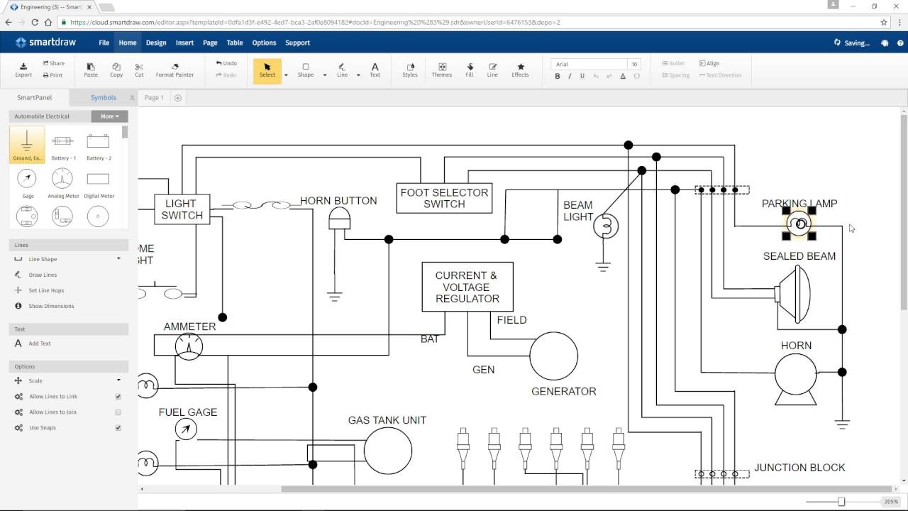 Интерфейс SmartDraw