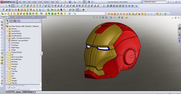 Интерфейс SolidWorks