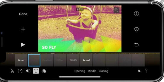 Работа с аудио в iMovie