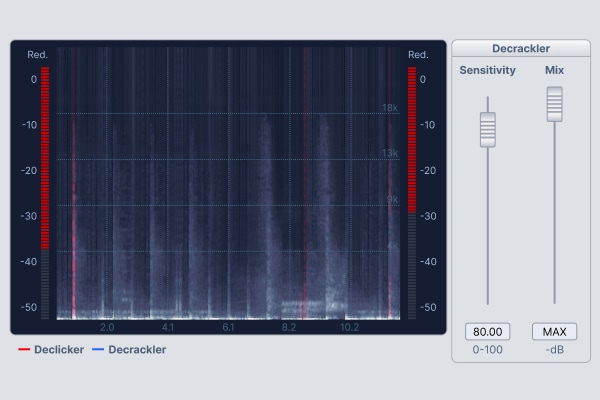 DeClicker/DeCrackler в Sound Forge Pro