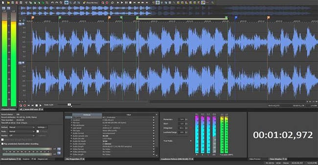 Скриншот Sound Forge