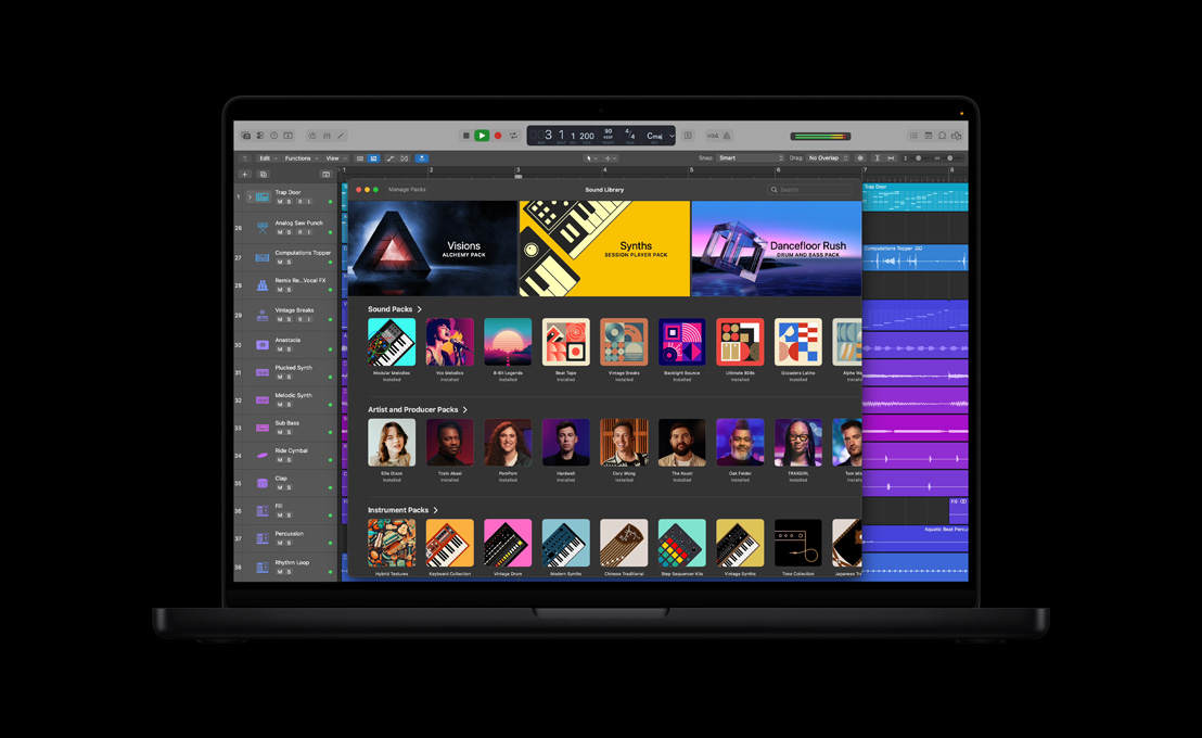 Sound Library в Apple Logic Pro