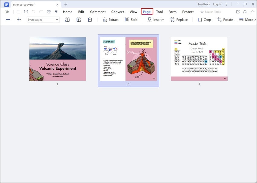 Настройка Split PDF в PDFelement