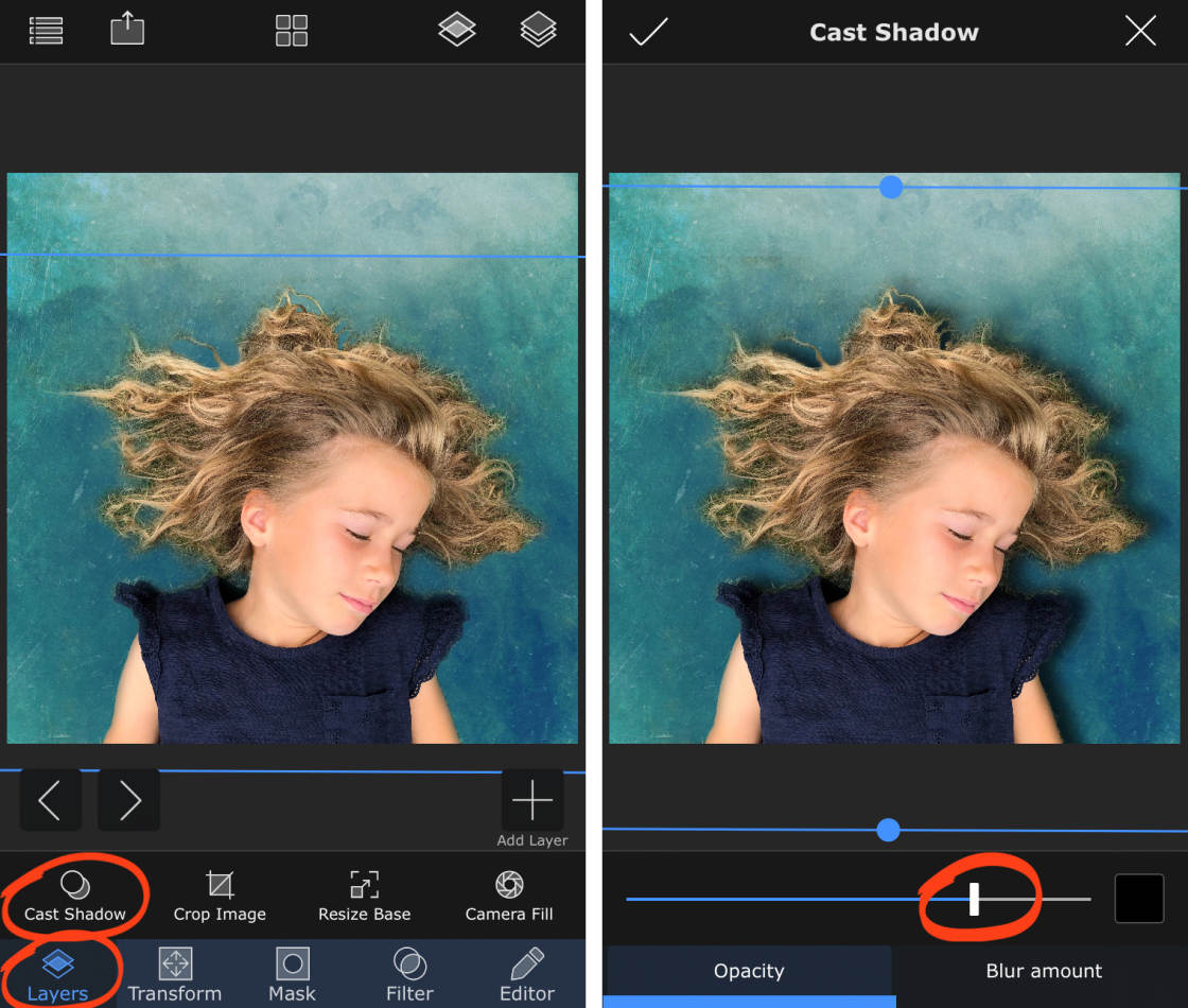 Инструмент Cast Shadow в Superimpose X