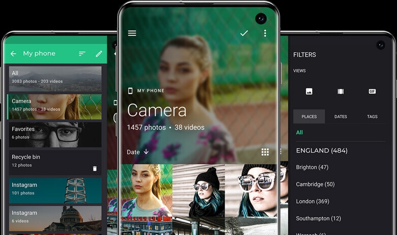 Piktures — галерея для Android
