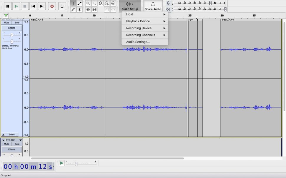 Audacity на Linux