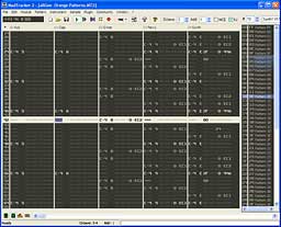 Extended Pattern Editor в MadTracker