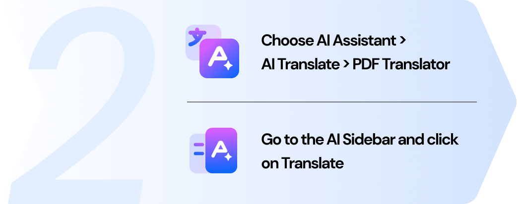 AI-перевод PDF в PDFelement