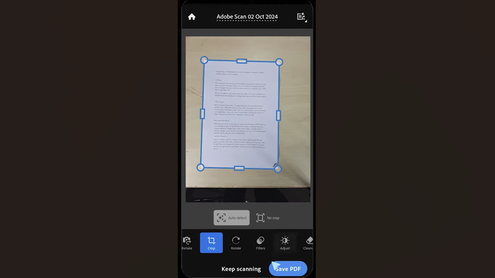 Adobe Scan на Android