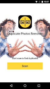 Стартовый экран Remo Duplicate Photos Remover с кнопкой Scan
