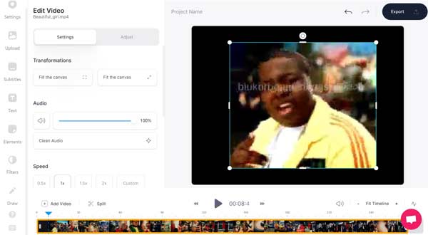 Онлайн-редактор VEED
