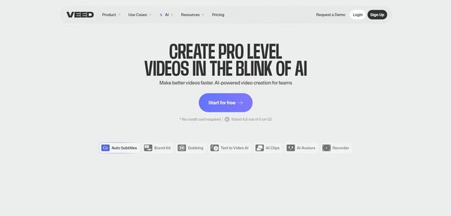 Онлайн-редактор VEED.IO