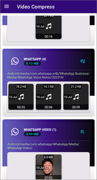 Сжатие видео для Instagram на Android