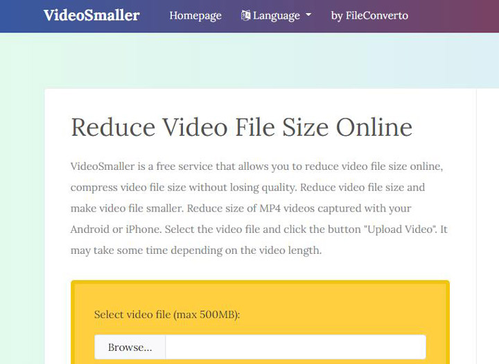 VideoSmaller WebM Compressor