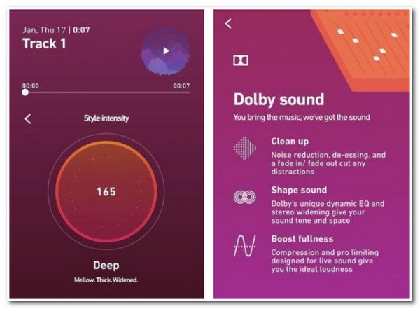 Скриншот Dolby On