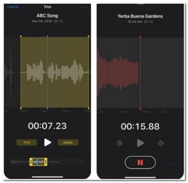 Скриншот Voice Memos