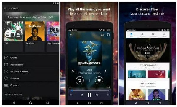 Скриншот Poweramp с экраном воспроизведения