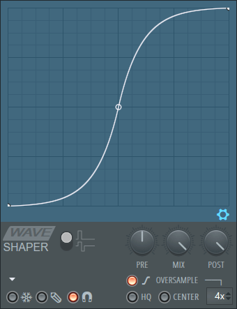 Fruity WaveShaper в FL Studio