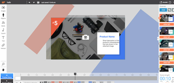 Интерфейс Wideo