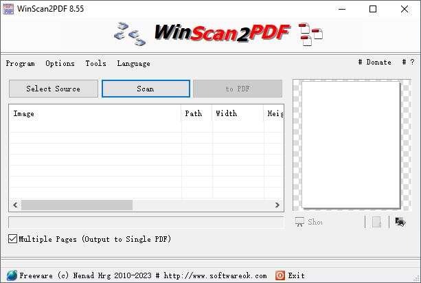 WinScan2PDF