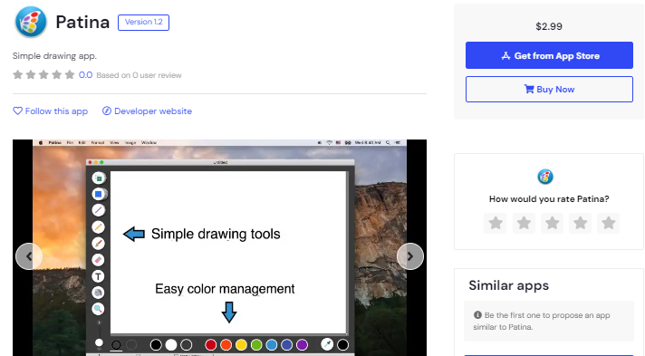 Скриншот Patina