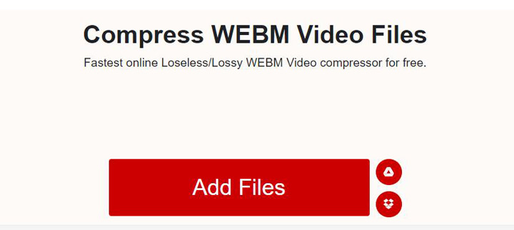 XConvert WebM Compressor